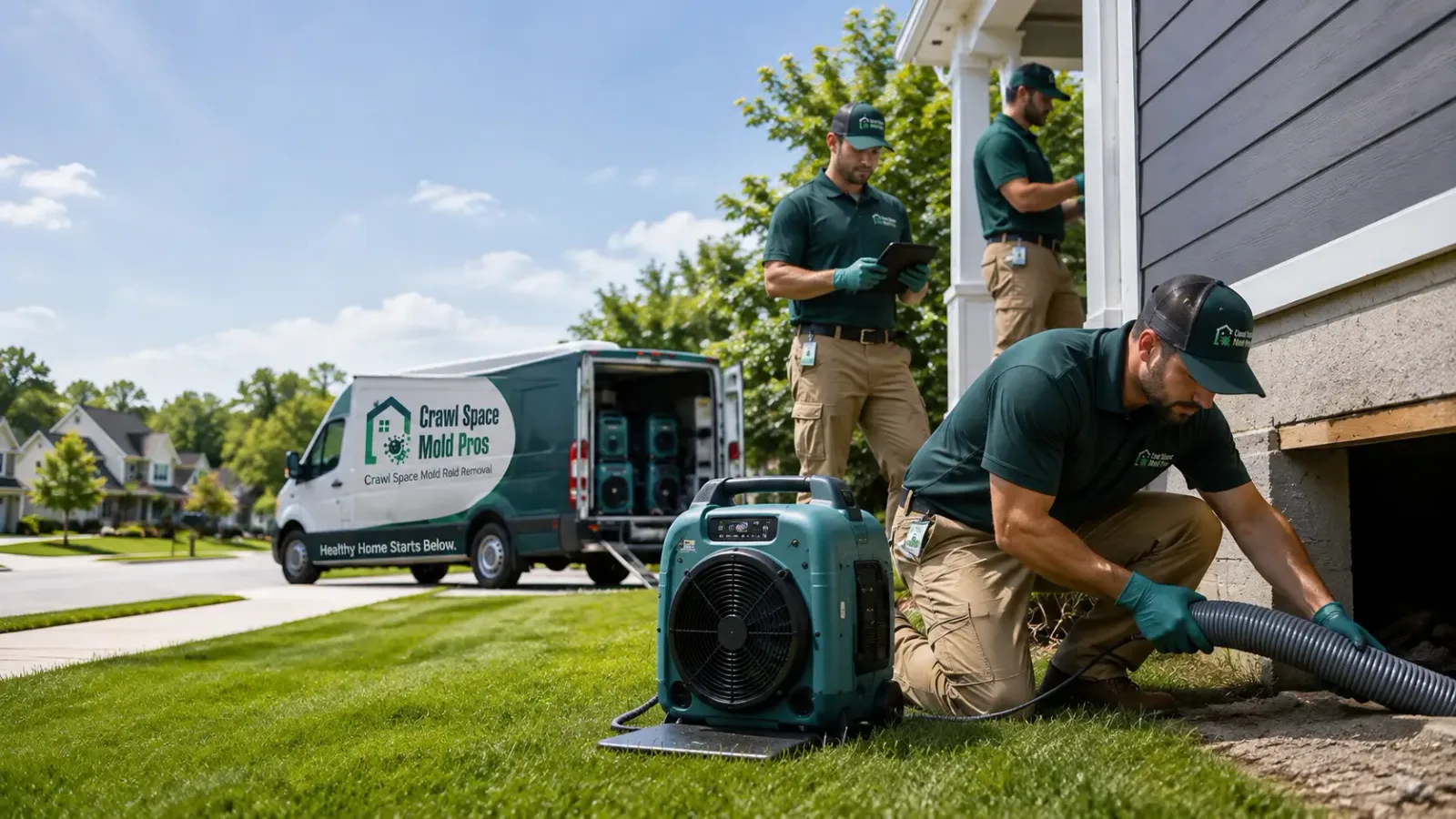Crawl Space Mold Removal in Newry, PA